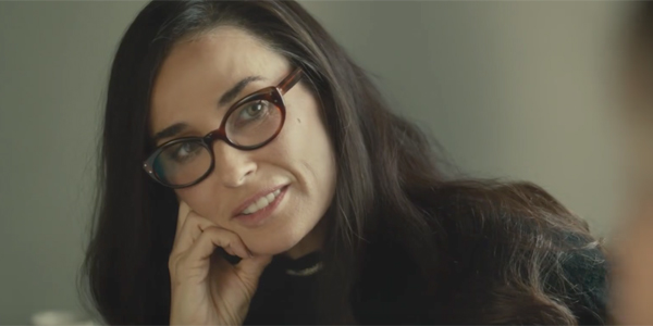 Demi Moore Smiling While Acting