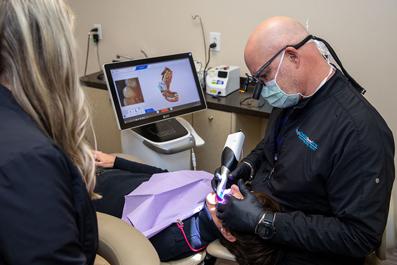 doctor using CEREC