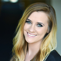 headshot portrait of jenna a charlotte dental arts insurance coordinator