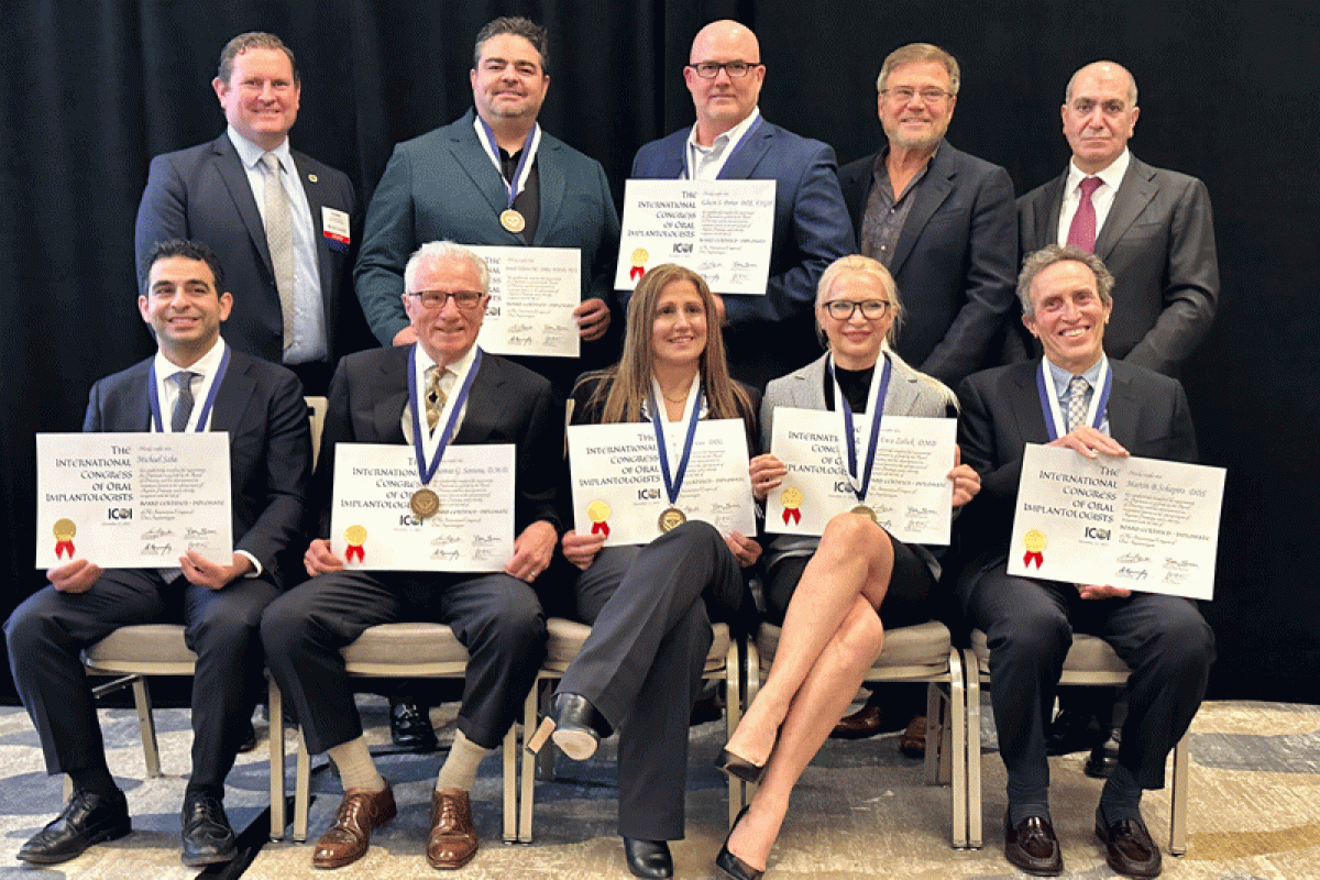 The awards presentation took place at the ICOI Winter Implant Symposium in San Diego, where the global dental community recognized his outstanding accomplishments.